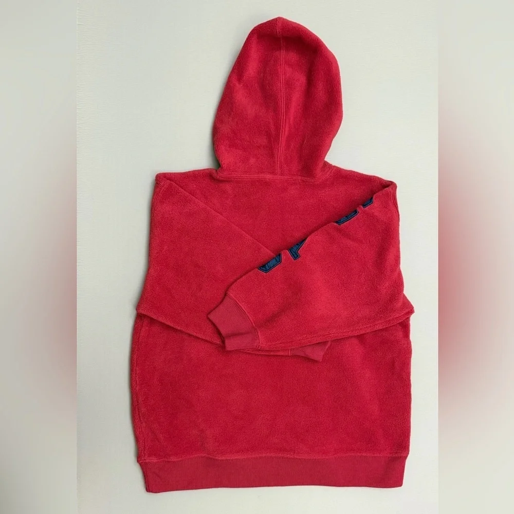 GAP Kids red fleece hoodie in size XS (4)